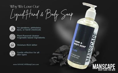 Hand and Body Liquid Soap - Dude