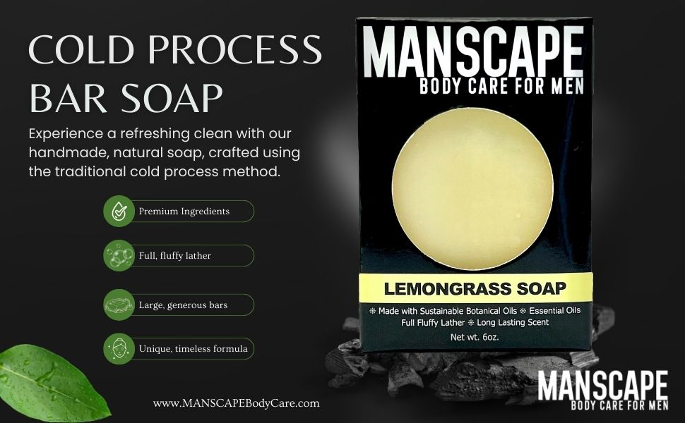Gift Set - Soap and Lotion - MANSCAPE Lemongrass