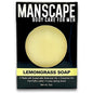 Manscape lemongrass soap packaging on a white background
