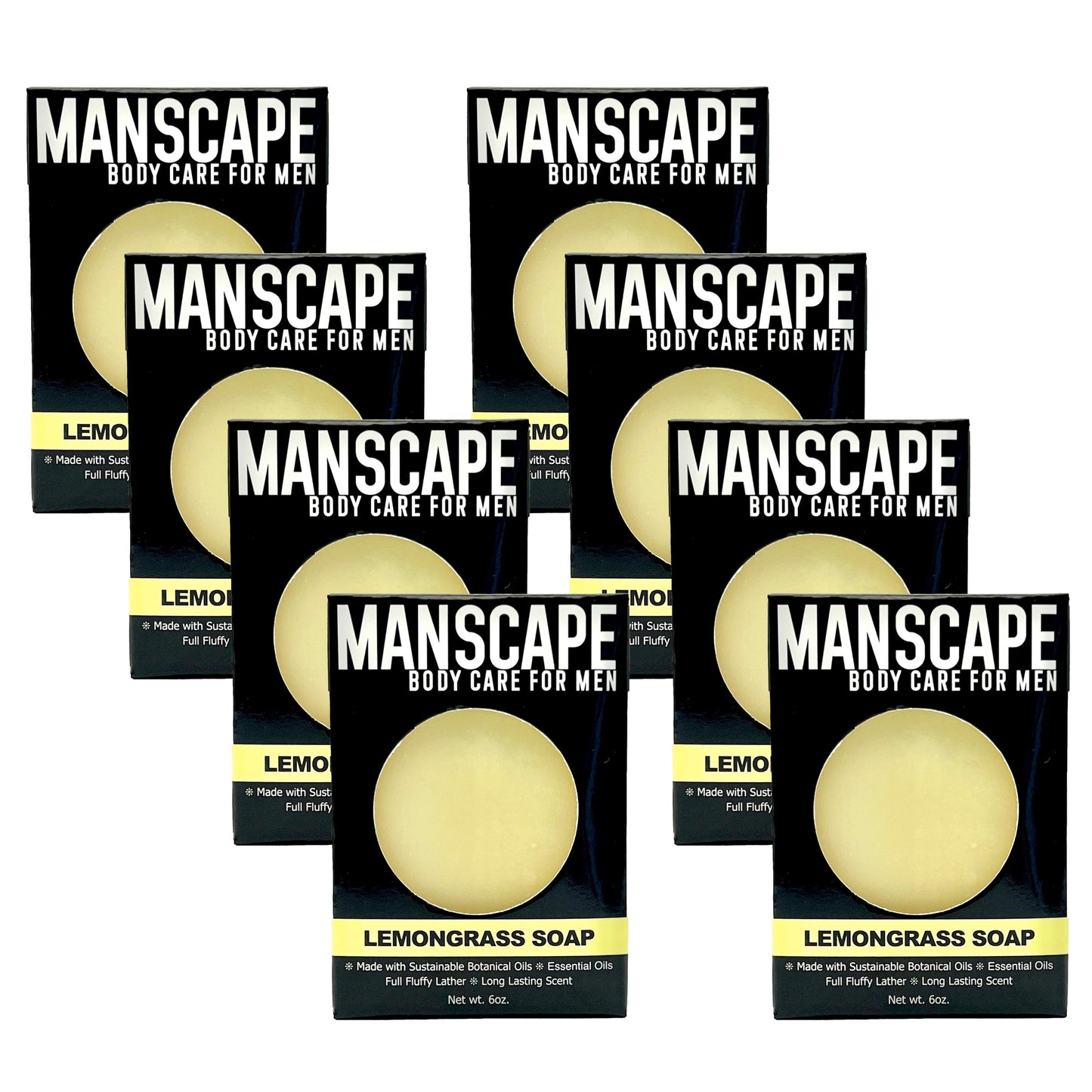 Cold Process Bar Soap - MANSCAPE Lemongrass